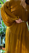 Load image into Gallery viewer, GODDESS GOLDEN OLIVE DRESS