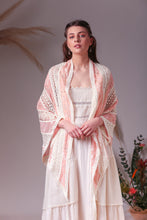 Load image into Gallery viewer, Rose hand crochet shawl