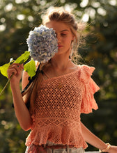 Load image into Gallery viewer, Hand crochet blouse
