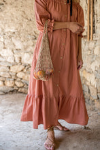 Load image into Gallery viewer, Off the Shoulder Maxi Dress