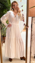 Load image into Gallery viewer, JULIA WRAP DRESS WITH LACES
