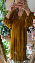 Load image into Gallery viewer, GODDESS GOLDEN OLIVE DRESS
