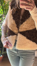 Load and play video in Gallery viewer, PATCHWORK SHEEPSKIN VEST
