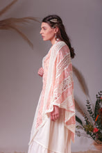 Load image into Gallery viewer, Rose hand crochet shawl
