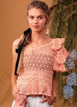 Load image into Gallery viewer, Hand crochet blouse
