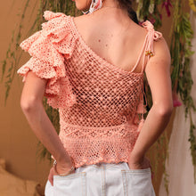 Load image into Gallery viewer, Hand crochet blouse

