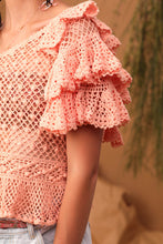 Load image into Gallery viewer, Hand crochet blouse
