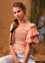 Load image into Gallery viewer, Hand crochet blouse
