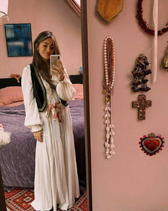 ZARIA Bohemian wedding cotton dress Custom Made