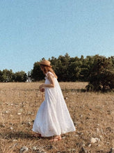 Load image into Gallery viewer, MADAGASCAR DRESS Hand embroidered smocked dress
