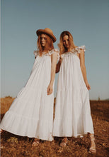 Load image into Gallery viewer, MADAGASCAR DRESS Hand embroidered smocked dress

