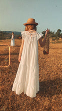 Load image into Gallery viewer, MADAGASCAR DRESS Hand embroidered smocked dress
